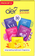 AER Power Pocket Assorted Solid Gel Air Freshener, Pack of 5