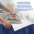 Fusible Grid Interfacing 2.5" On Point, Lightweight 48"x4 Yards