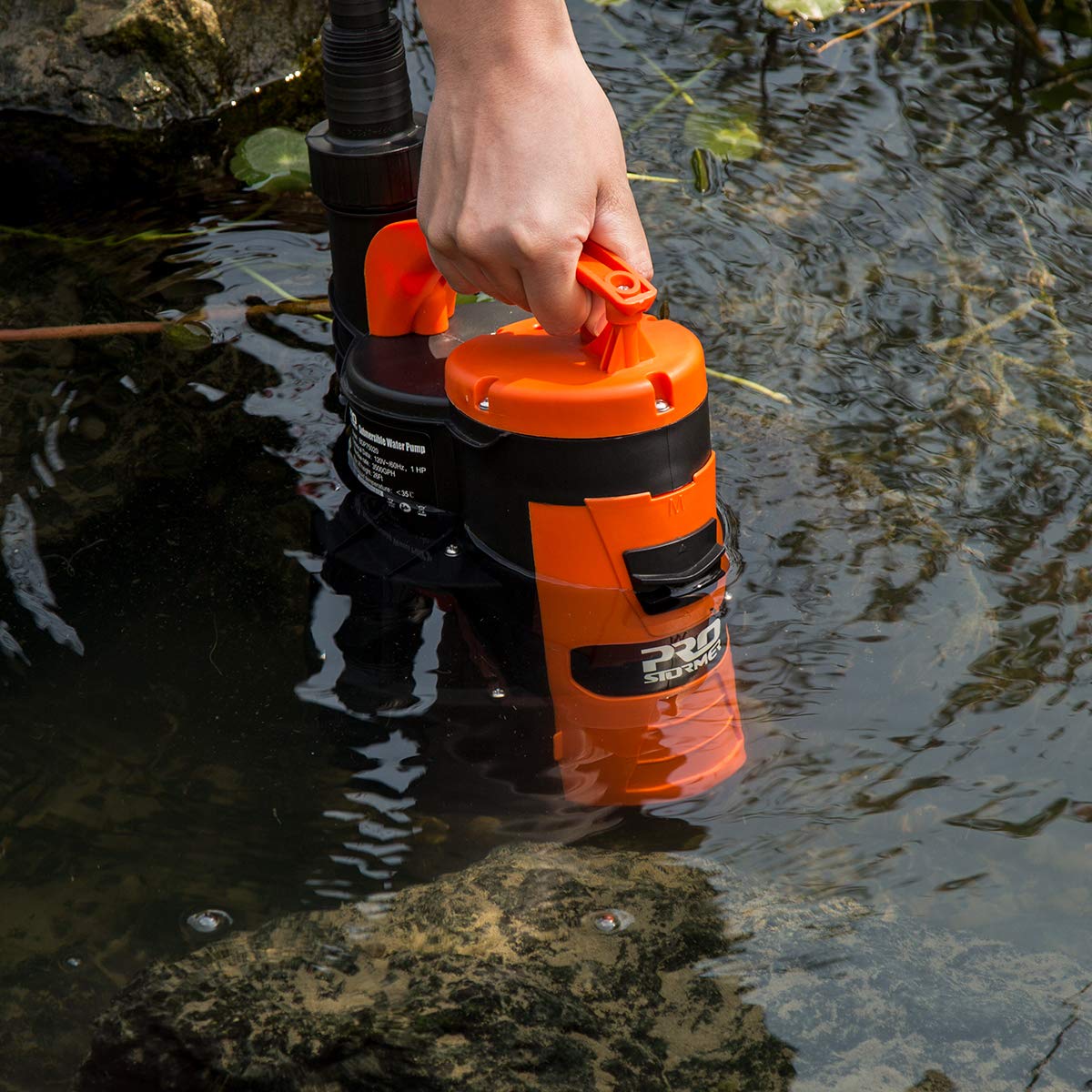 Prostormer 1/2HP 2110GPH Sumbersible Sump Pump with Built-in Float Switch