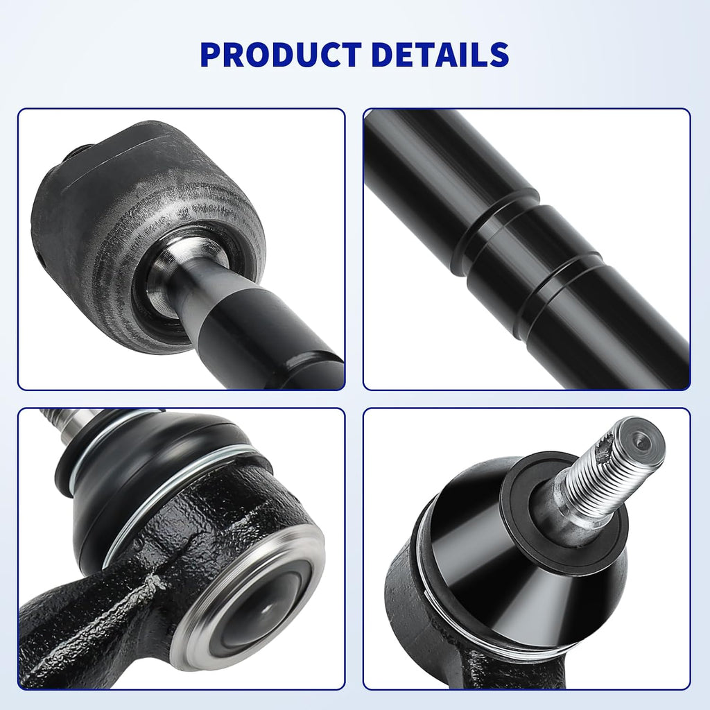 Front Tie Rod Ends Kit for 2007 2008 2009 2010 2011 Toyota Camry, 6Pcs