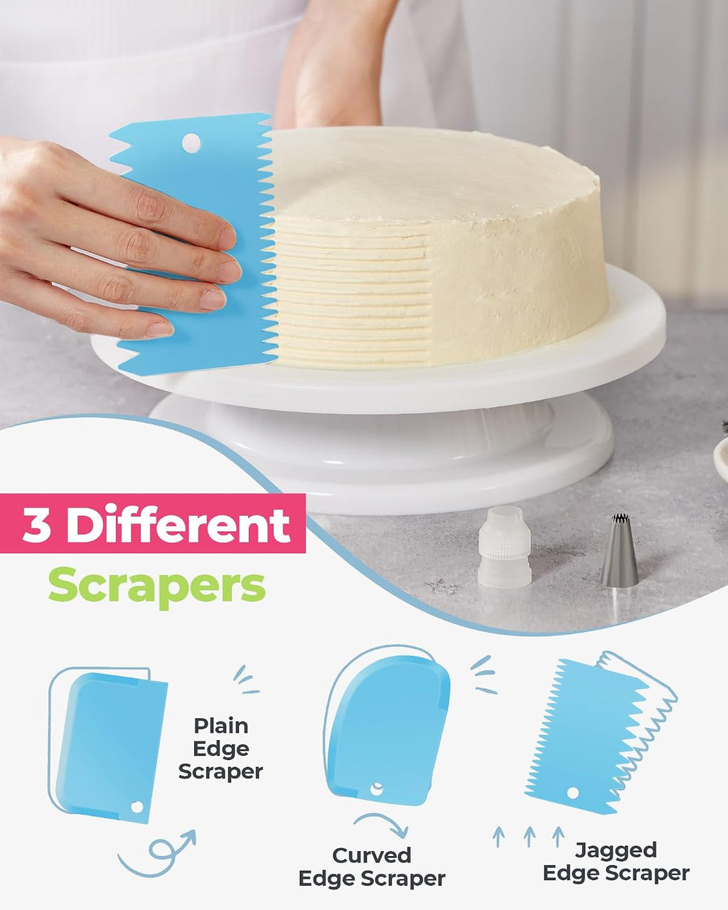 90 Piping Bags and Tips Set Frosting Piping Kit for Beginners & Pros