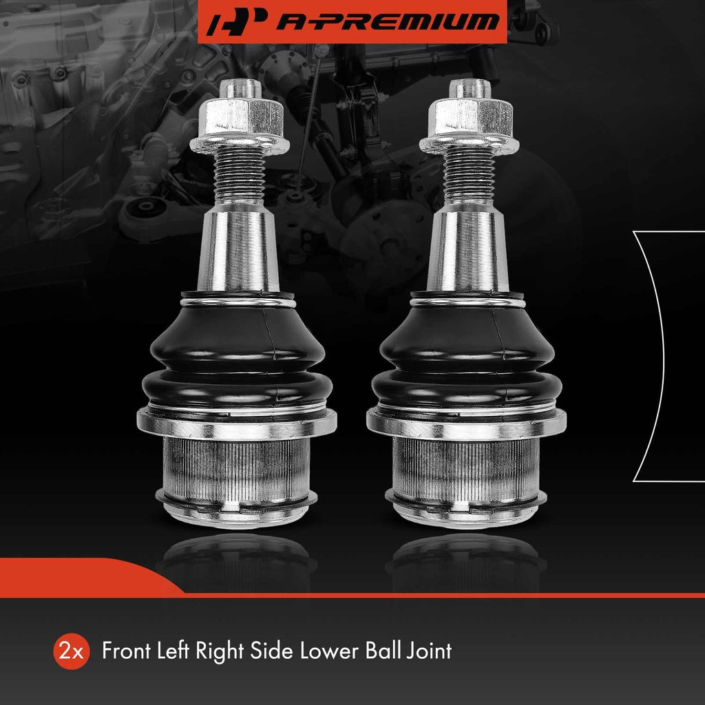 A-Premium 2-Pack Front Lower Ball Joint, Compatible with Chevrolet, GMC