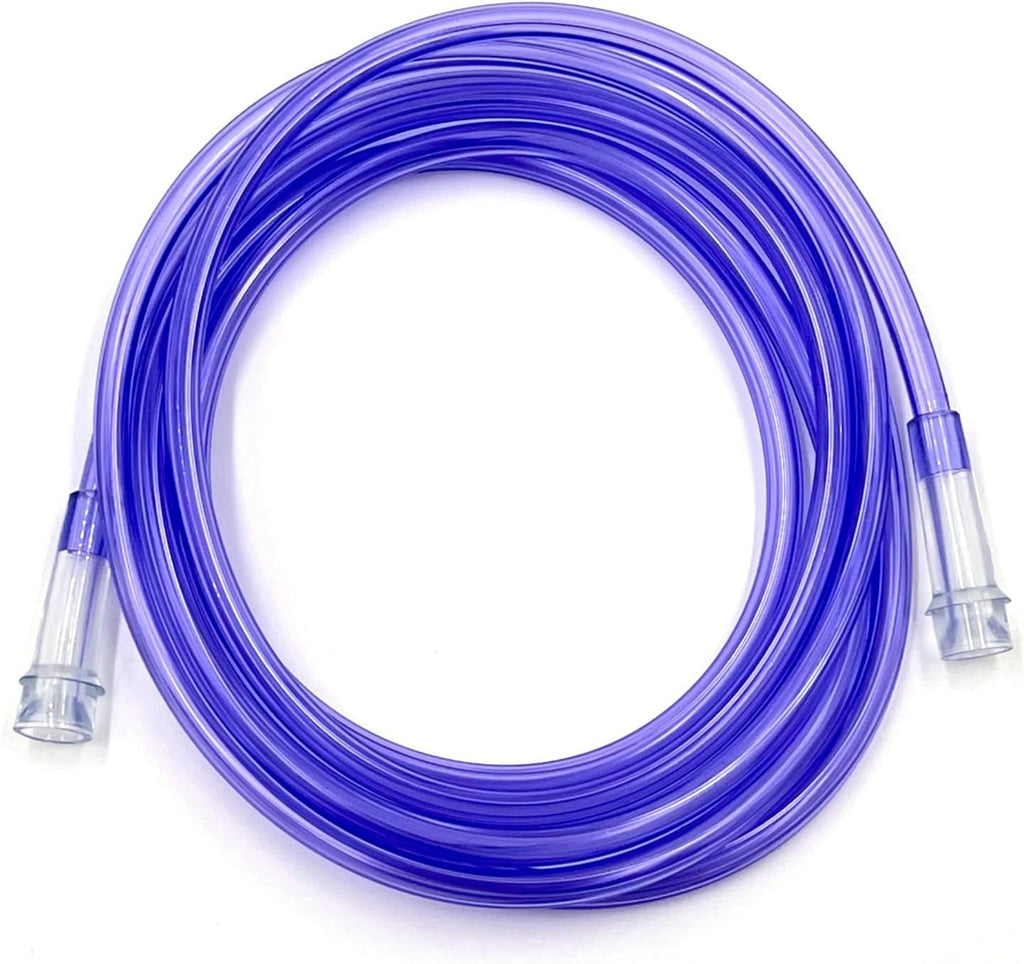 50Ft Oxygen Supply Tubing, Crush Resistant, Standard Connectors for Nasal Cannulas, Cannula Nasal Tubing, Oxygen