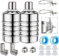 Water Float Valve, Auto Level Control, 304 Stainless, 1/2 in & 3/4 in