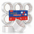 Clear Packing Tape Refills,Heavy Duty,6 Rolls,1.88" x 54.6 yd
