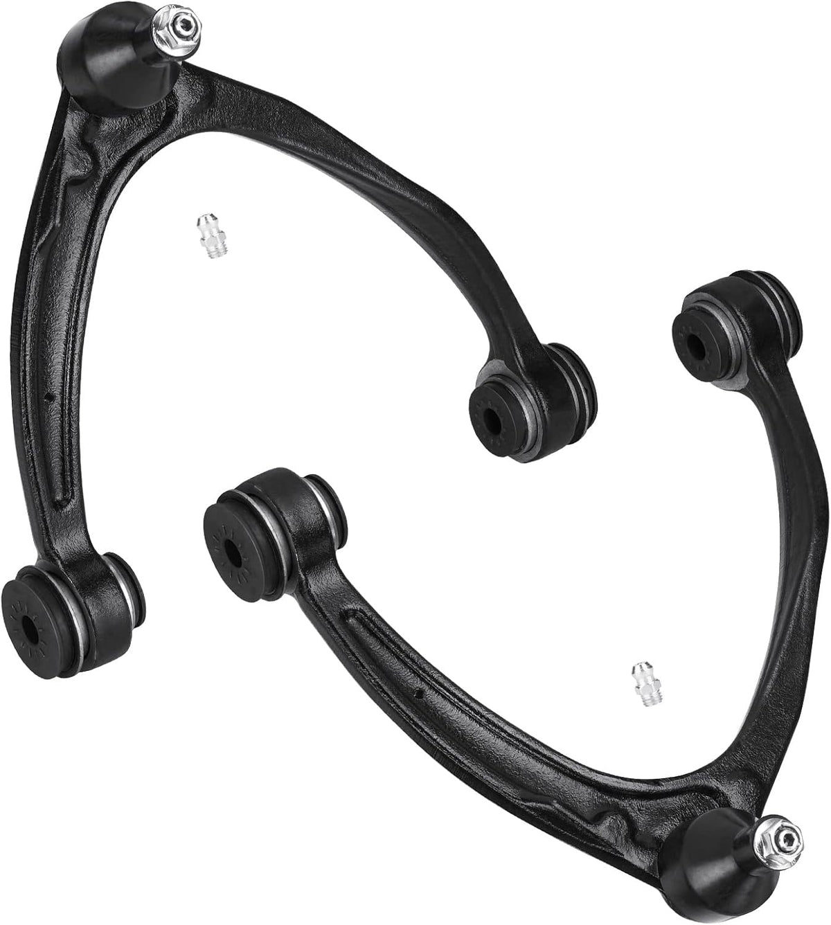 Front Upper Control Arms w/Ball Joints (Only Forged Steel) for Escalade 07-14, Chevy Avalanche Silverado Suburban Tahoe GMC Sierra Yukon | Suspension Kit Replaces K80669 K80670