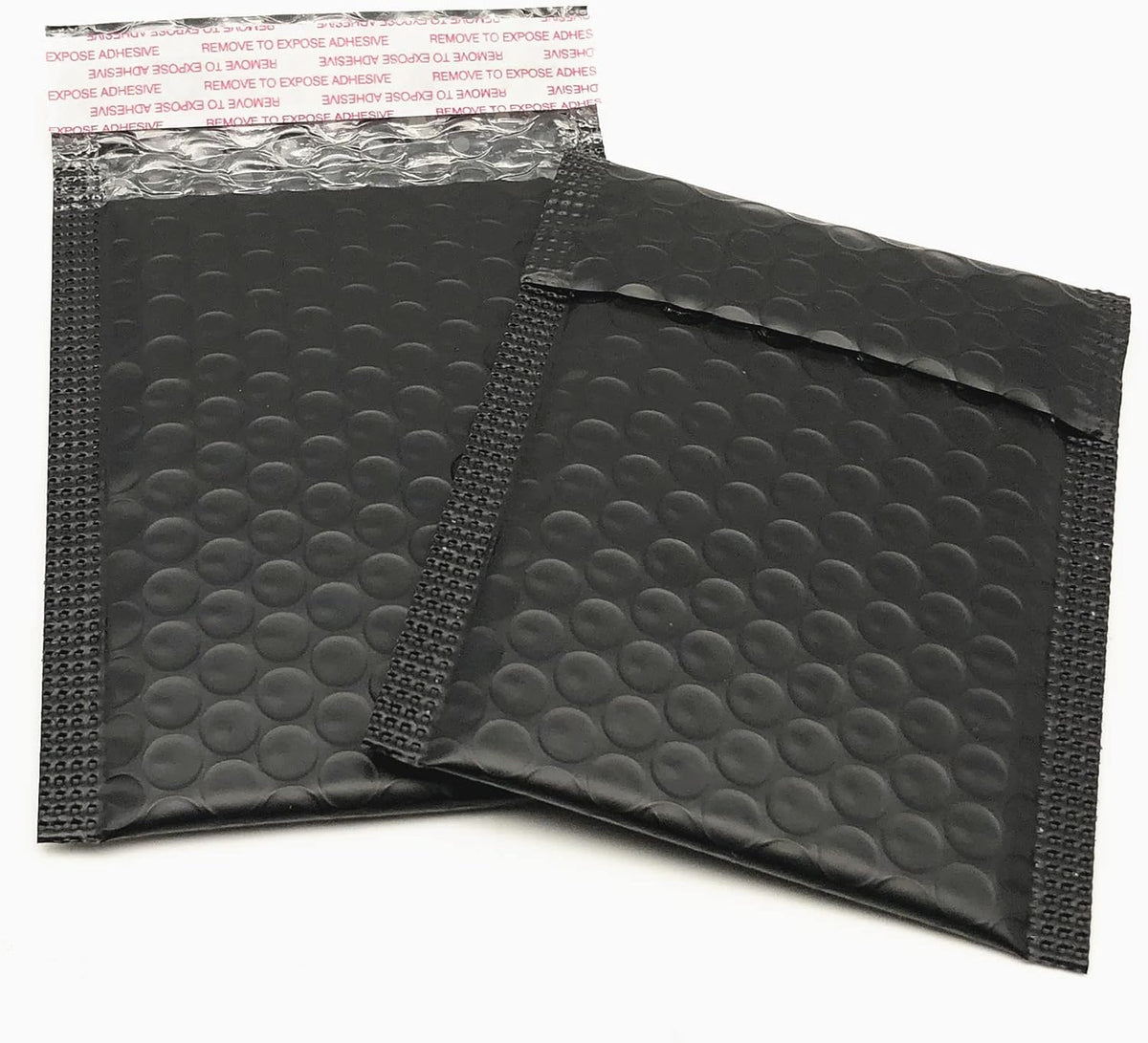 3.5x5 Inch Black Poly Bubble Mailers Self-Sealing Shipping Bags 100 Pack