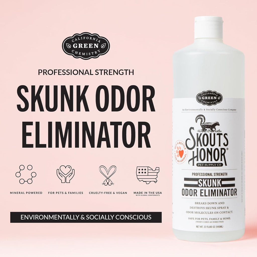 Skunk Odor Eliminator for Pets, 32 oz