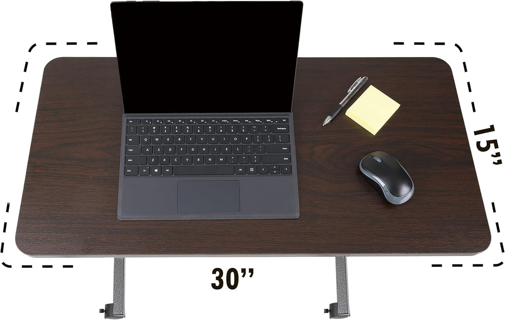 Hospital Bed Table, Rolling Overbed Table, Laptop Tables for Recliner, Bed, Bedside and Sofa - Computer Tables