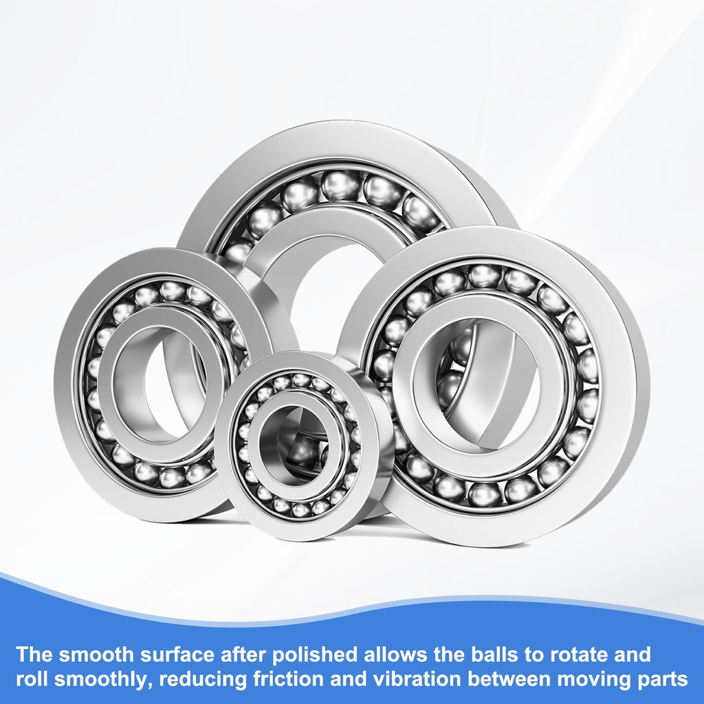 uxcell 200Pcs Bearing Balls, 10mm Diameter G200 304 SS