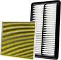 2Pcs Cabin Engine Air Filter Kits JM802 JM1722 Fits for 2021-2025 TLX 2.0L, 2018-2025 Odyssey, Replacement for