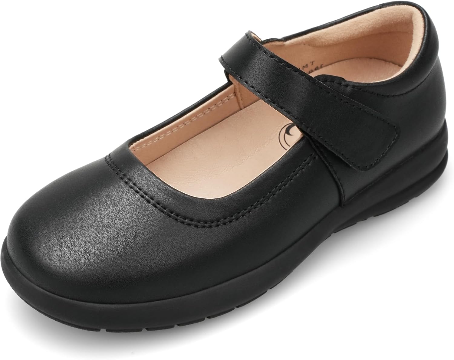 Girls Mary Jane Shoes School Uniform Flats Dress Shoes Church (Little/Big Kids) | Hook-and-loop closure, Cushioned
