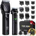 Hair Clippers for Men, Cordless Barber Clipper & Trimmer Set | 7000RPM High-Speed Motor, Titanium Fade Blade, Ceramic