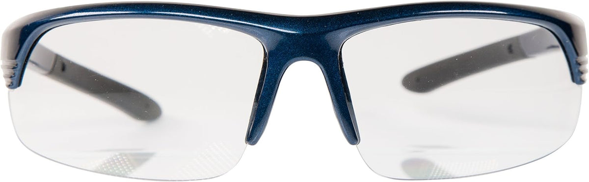 Corporal Half Frame Shooting Glasses with No-Slip Rubber,Impact Resistance & Storage Bag for Work,Everyday Use