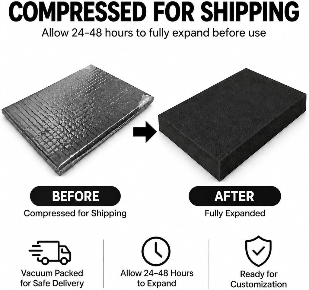 Pick and Pluck Foam 2 Pack, 16 x 12 x 2 In Foam Inserts for Cases