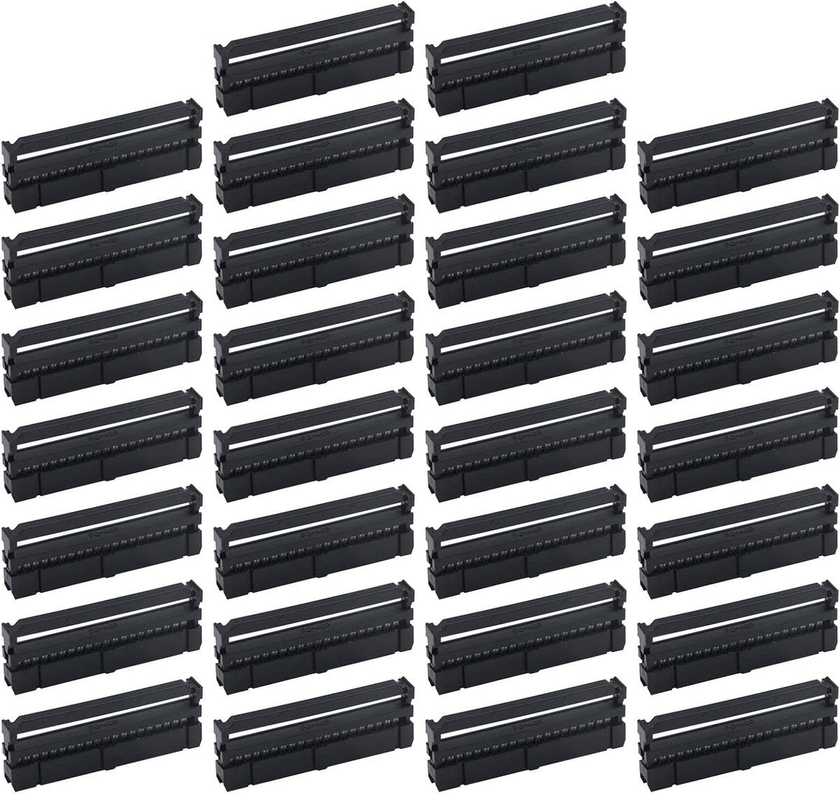 Antrader 2x20 FC-40 Pin IDC Female Socket Connector 2.54mm Pitch Dual Rows