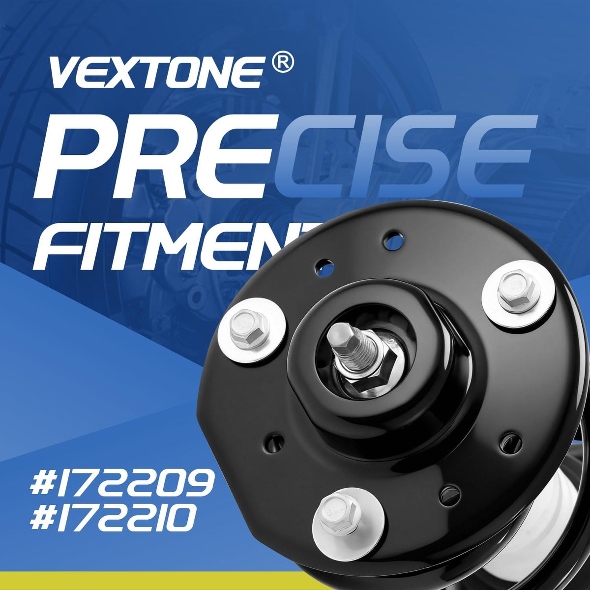 Vextone Front Shock Absorbers 172209 172210 for 2005-2006 Chevrolet Equinox