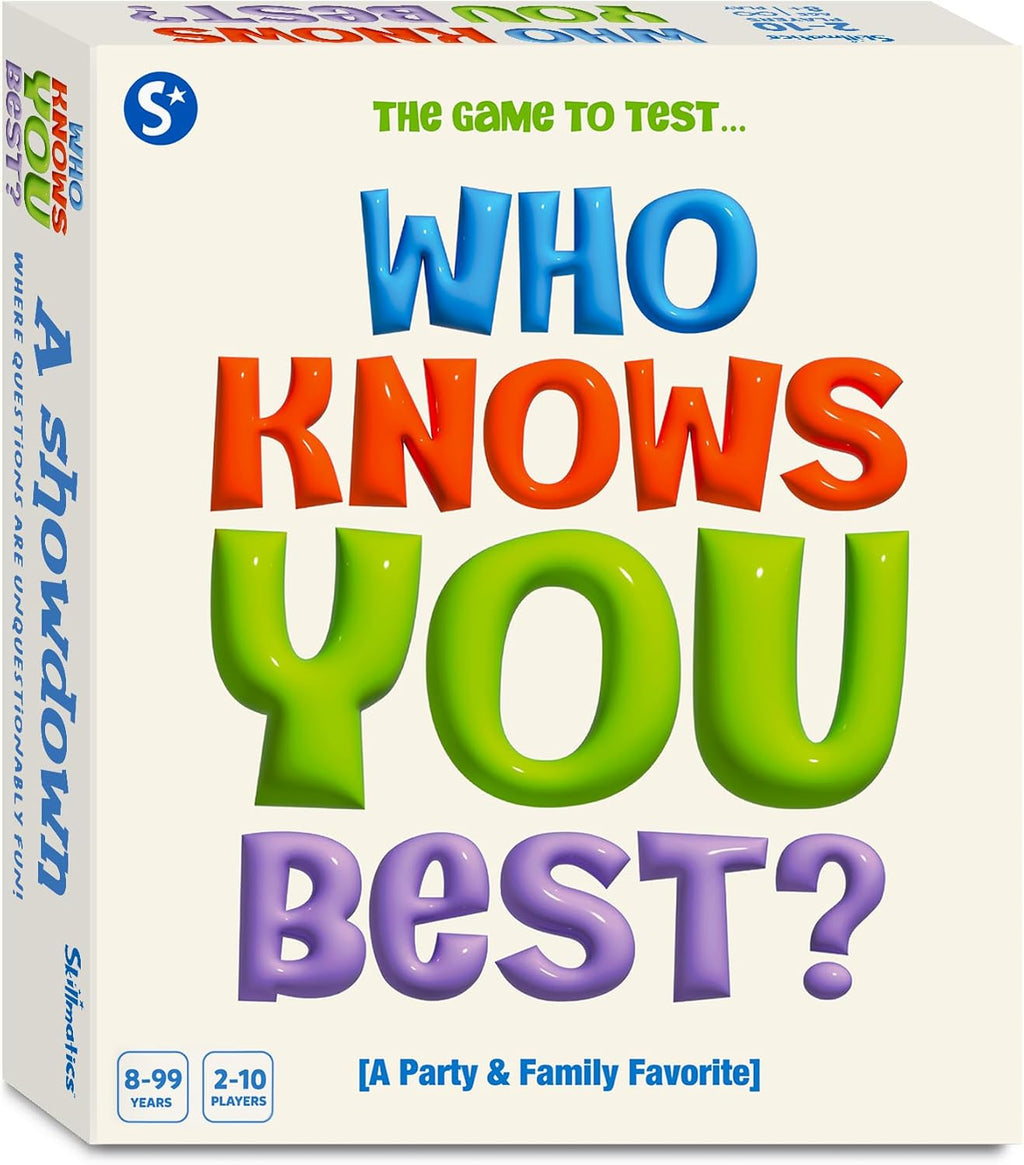Card Game – Who Knows You Best? Hilarious Family Party Game for Kids, Boys, Girls, Teens & Adults, Fun for Game