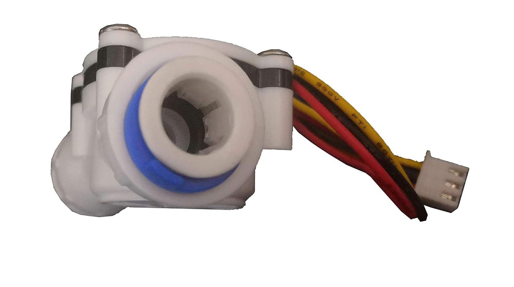 3/8" Quick Connect Water Flow Sensor Food-Grade Switch Hall Effect Flowmeter Fluid Meter Counter 0.3-10L/min