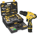 Tool Kit Box Drill Set with 12V Power Cordless Drill 299-Piece Tool Kit for Home Tool Set Storage Case with Drawer
