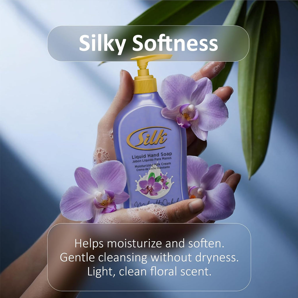 Moisturizing Hand Soap, Liquid Hand Wash with Glycerin - Gentle Cleansing for Kitchen, Bathroom and Office, Rich
