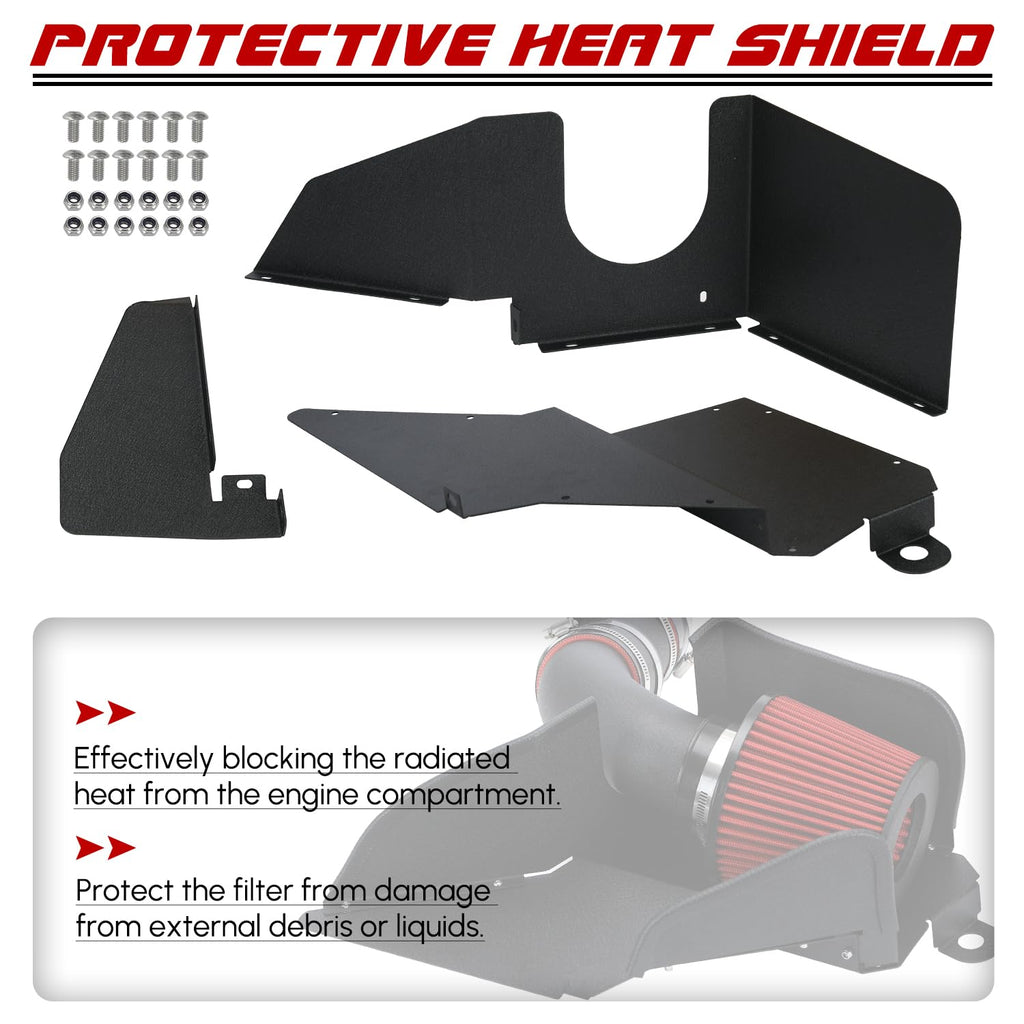 PTNHZ 3" Cold Air Intake Kit for Audi A3 VW Jetta Passat Tiguan