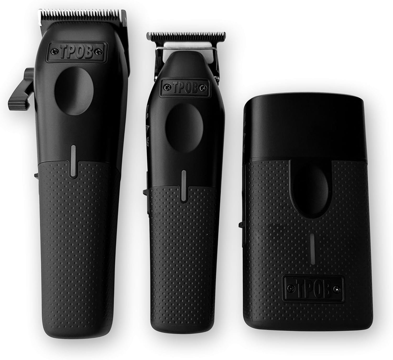 Play Barber Hair Clippers for Men 7500 RPM with Rubber Grips (Blackout 3 Set)
