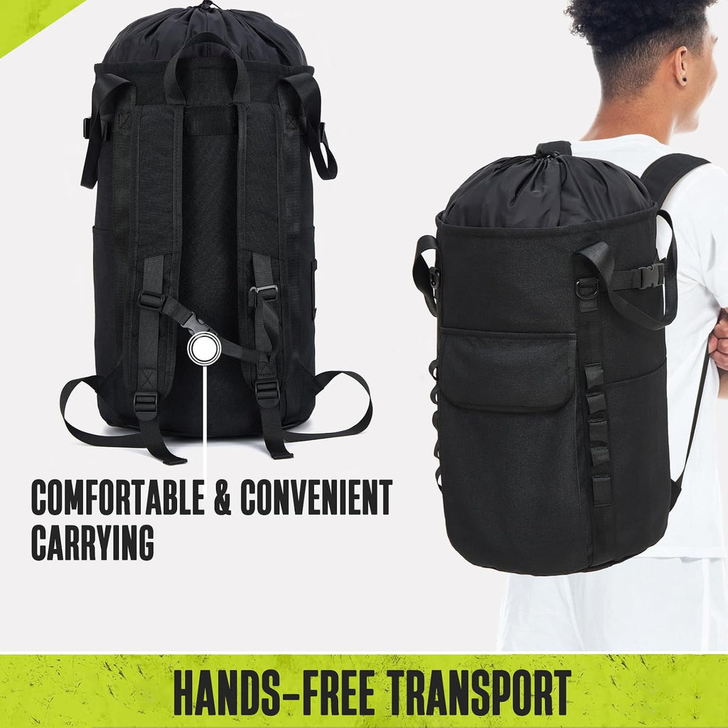 Arborist Rope Bag, 35L Tree Climbing Rope Bag, Arborist Equipment Bucket Backpack, Arborist Gear Carrier Bag with