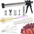 2.1 LB 3rd Gen Professional Stainless Steel Sausage Stuffer, Jerky Gun Kit