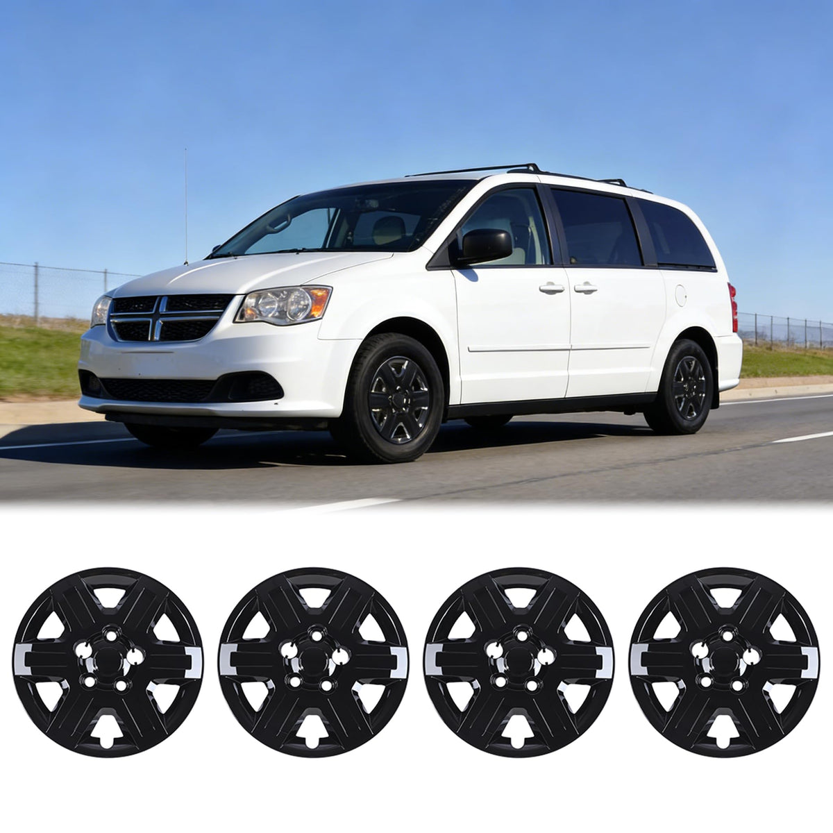16 Inch Wheel Covers Compatible with Dodge