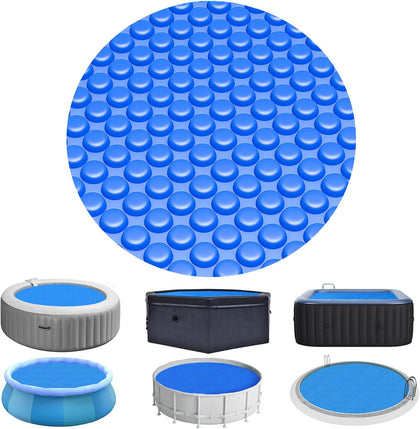 Bubble Solar Pool Cover 6 ft Round for Above Ground Inground Pools | Solar Bubble Wrap Covers for Hot Tub Spa Thermal