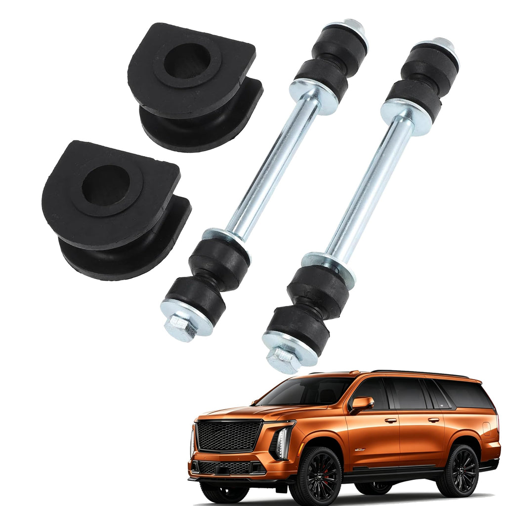 CarPulse 4Pcs Front Sway Bar Link Stabilizer Link & Bushing Kit