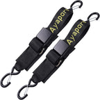 Ayaport Boat Tie Down Straps to Trailer 2 inch x 4ft Boat Straps, 2PK