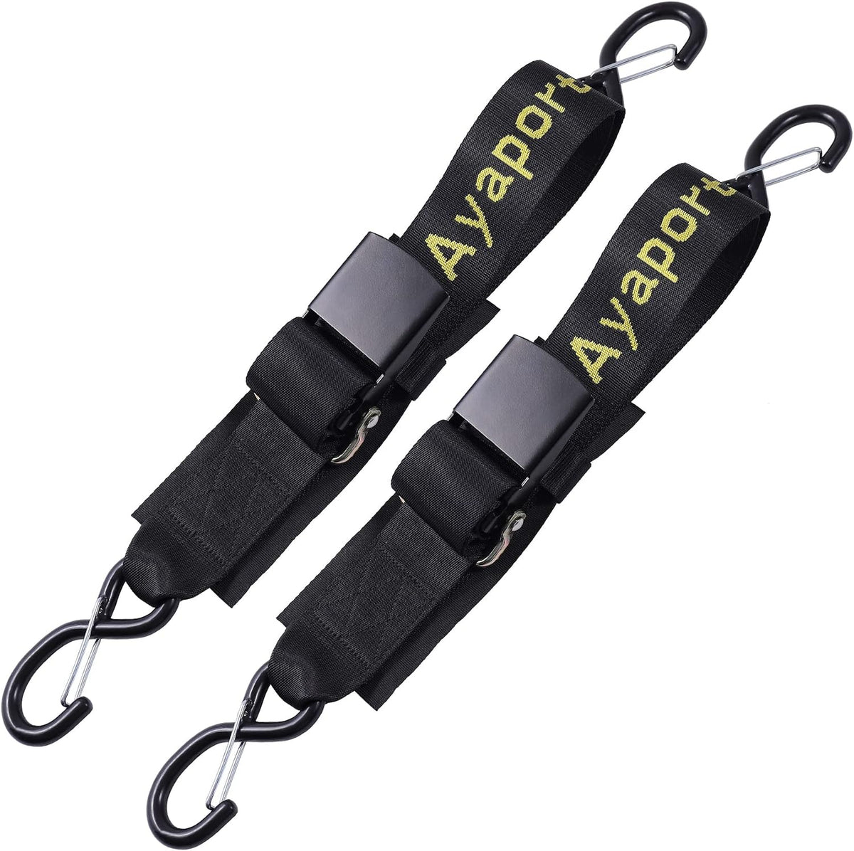 Ayaport Boat Tie Down Straps to Trailer 2 inch x 4ft Boat Straps, 2PK