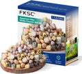 12-in-1 Aquarium Filter Media for Freshwater & Marine Tanks, Bio Filter Mix with Ceramic Rings & Bio Balls, Helps