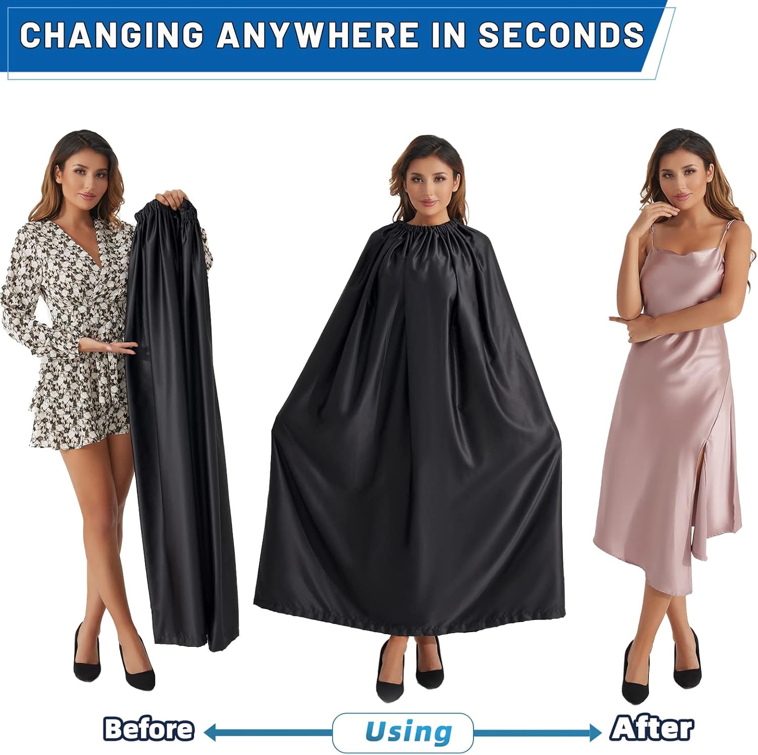 Portable Changing Room Privacy Shelter, Instant Dressing Room for Beach, Swimming, Boating, Dance Competition and
