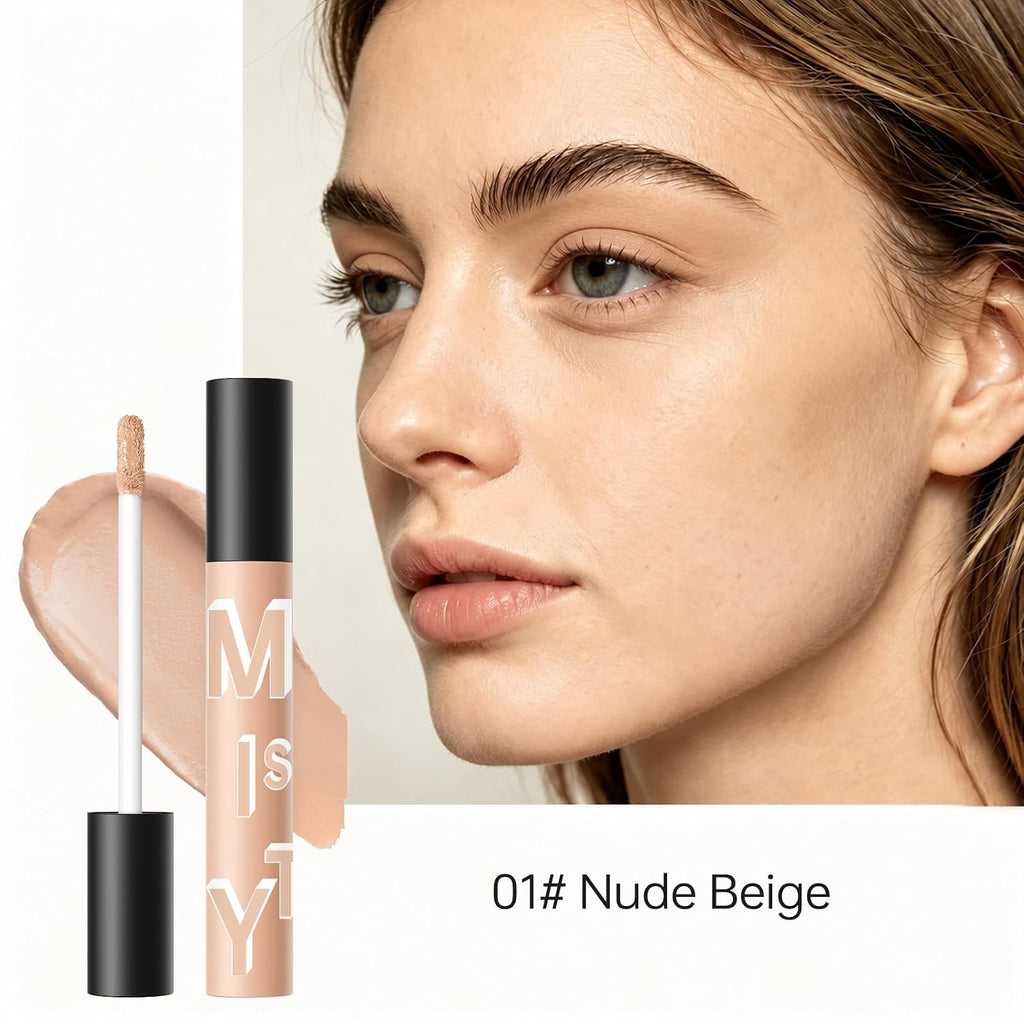Matte Liquid Eyeshadow,High Pigment (01# Nude Beige)