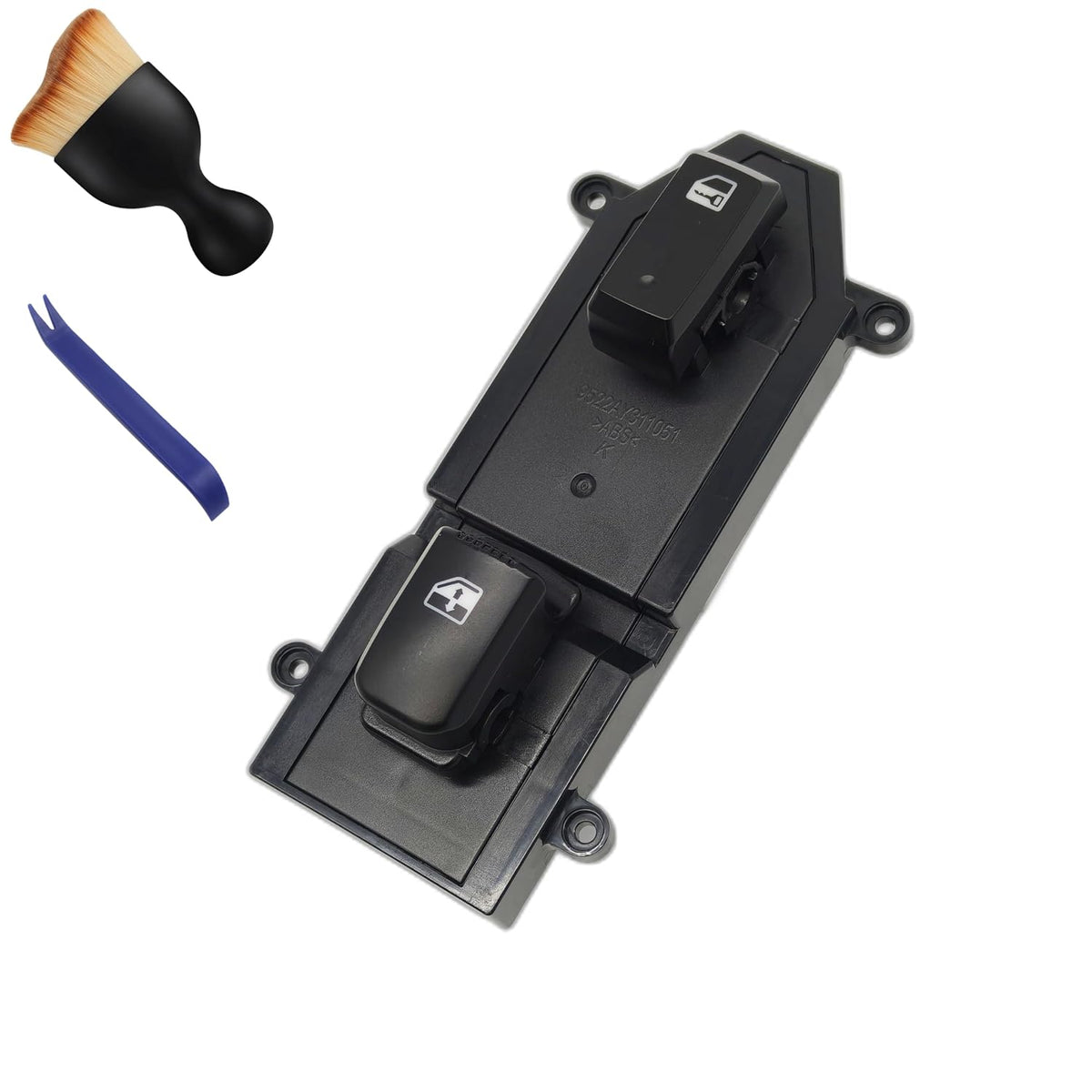 Passenger/Front Right Side Power Window Switch Compatible with Hyundai Santa Fe 2007-2012, Replaces OEM 93575-2B000, 935752B000