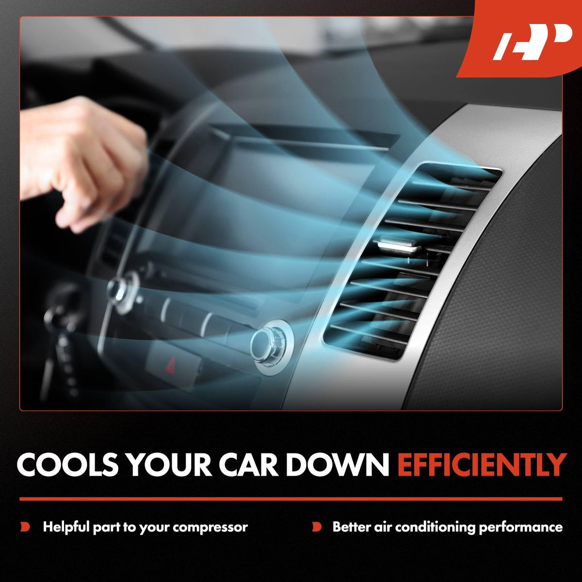 A-Premium Front AC Expansion Valve Compatible with Ford