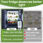 4 Pcs E27 KEI D34L Refrigerator Light Bulb, Compatible with Frigidaire