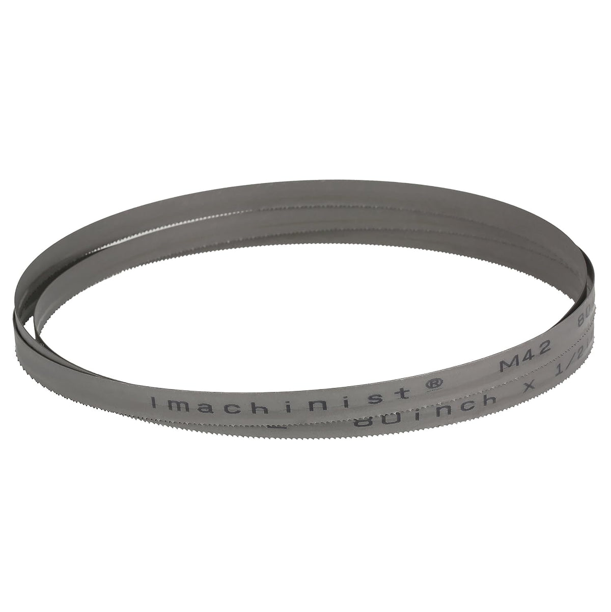 Imachinist S80121418 80" x 1/2" x 14/18TPI Variable Teeth Bi-Metal Band Saw Blades for Soft Ferrous Metal