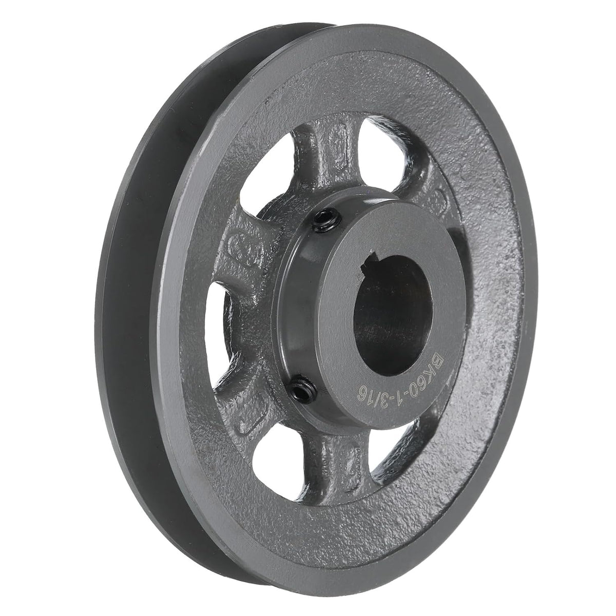 uxcell BK60-1 3/16 V-Belt Sheave 1-3/16"Bore 5.75"OD Single Groove