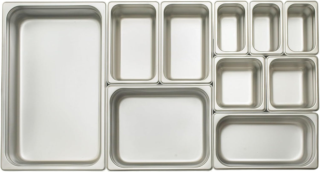 6-Inch Anti-Jamming Steam Pan, Full, 24-Gauge
