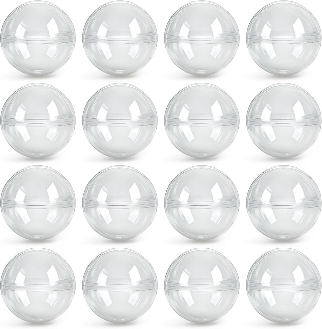 Capsule Vending Machine Translucent 2" Round Capsules Empty - 50 pcs