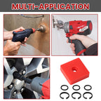 RJLCTH 10 Pcs 3/8 Inch Impact Wrench Retainer Ring Kit with O-Ring & Clip