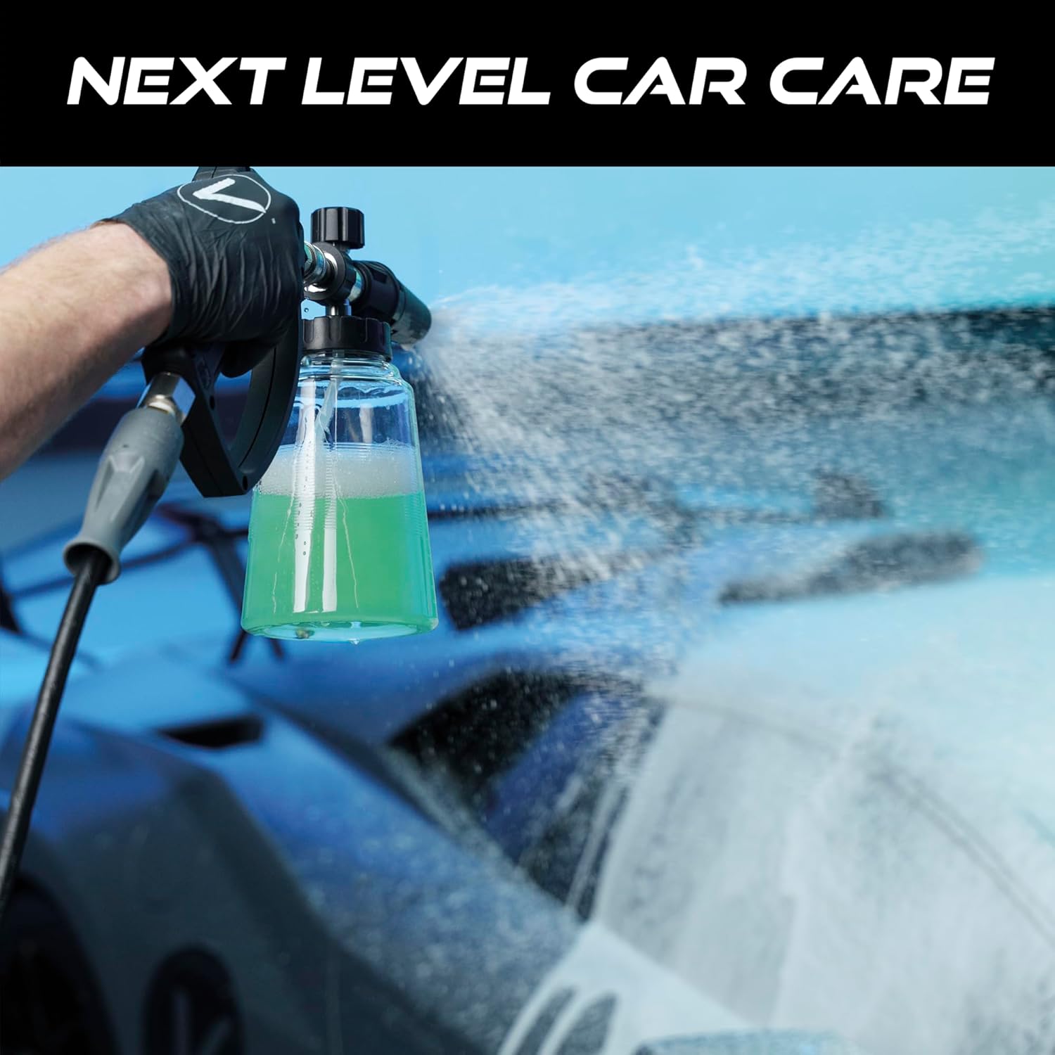 Foam Cannon for Pressure Washer with 1/4" Quick Connect, for Cars | Thick Foam Car Wash Foam Sprayer, Adjustable
