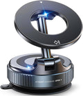 Magnetic Suction Cup Phone Mount for Magsafe, 360° Adjustable Magnetic Car Phone Holder, Pocket Size Foldable Car
