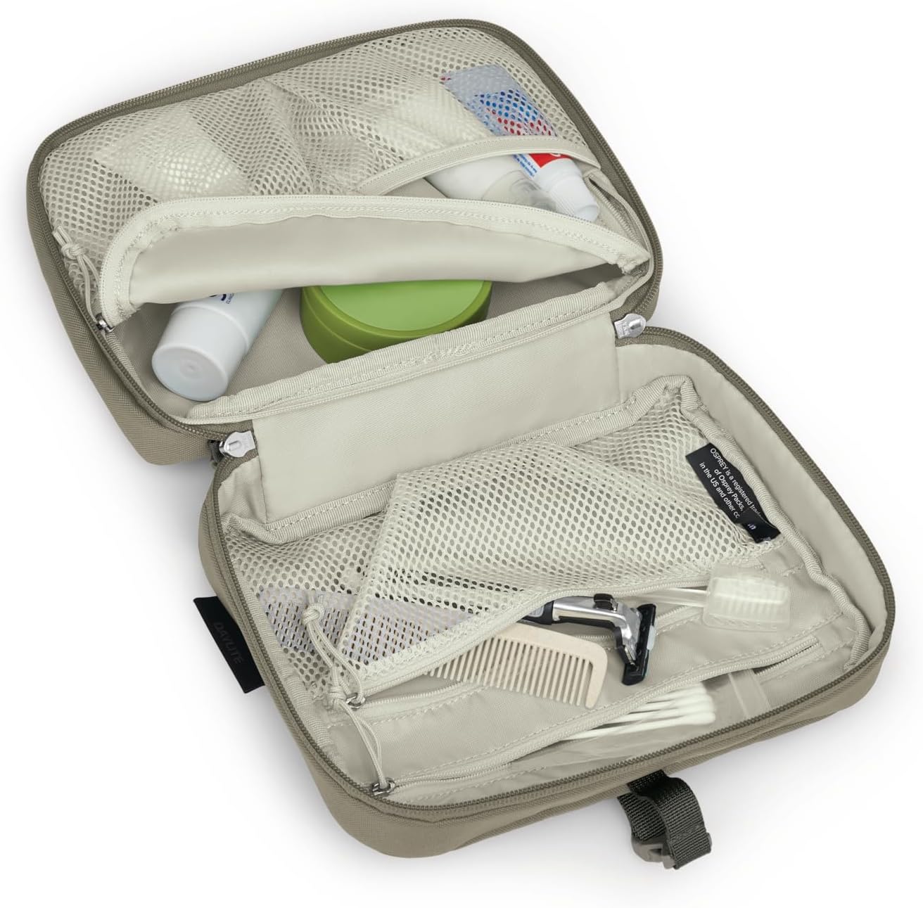 Osprey Daylite Hanging Toiletry Kit, Tan Concrete
