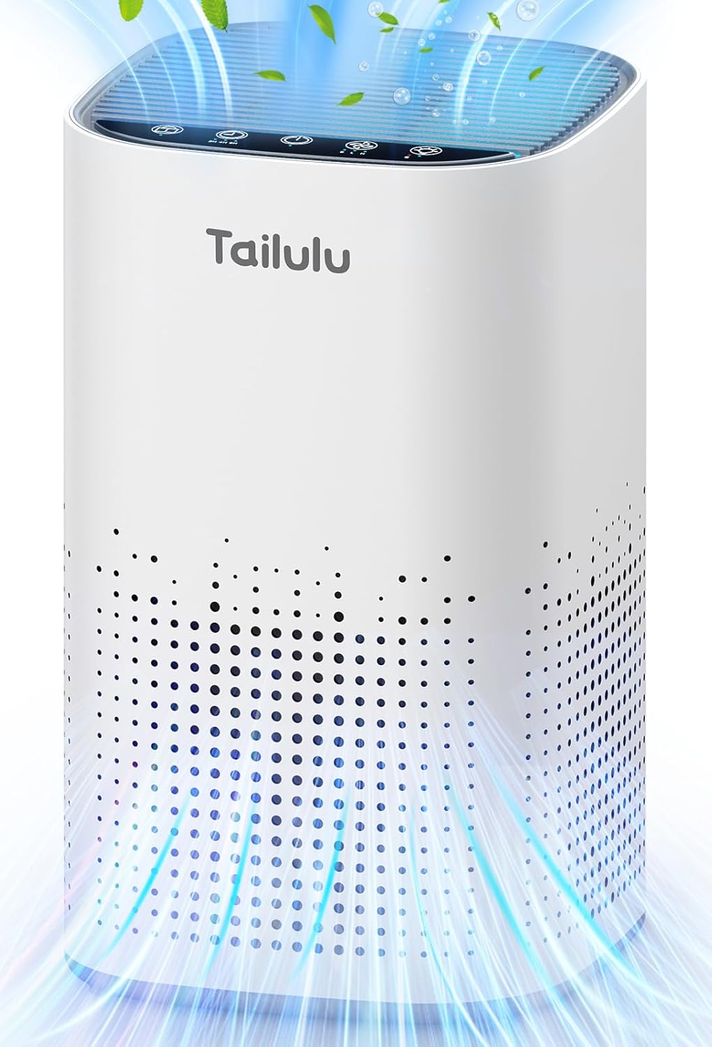 H13 Ture HEPA Air Purifiers for Home Large Room up to 1500ft² | Air Cleaner with 360°Air Inlet, 15dB Sleep Mode
