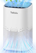 H13 Ture HEPA Air Purifiers for Home Large Room up to 1500ft² | Air Cleaner with 360°Air Inlet, 15dB Sleep Mode